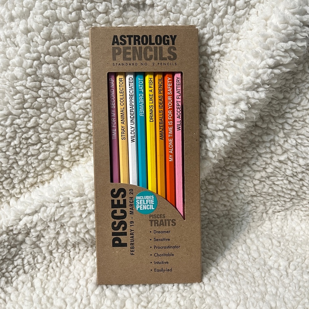 Pisces Astrology Pencils